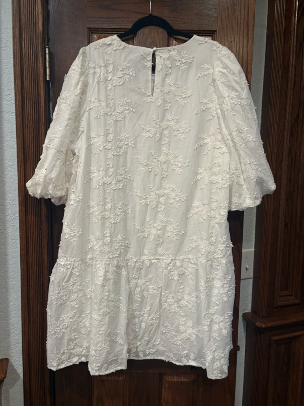 City Chic White Embroidered Mini Dress - Picture 12 of 12